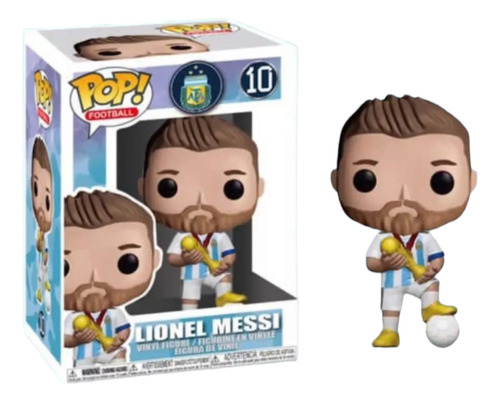 Funko Pop Messi 10 Argentina Campeón Mundial Copa Qatar 2022