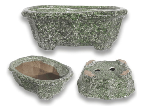 Vaso Bonsai Ceramico (segunda Linha) 22x17x08cm