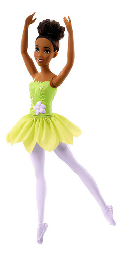 Muñeca bailarina de la princesa Tiana de Disney Mattel