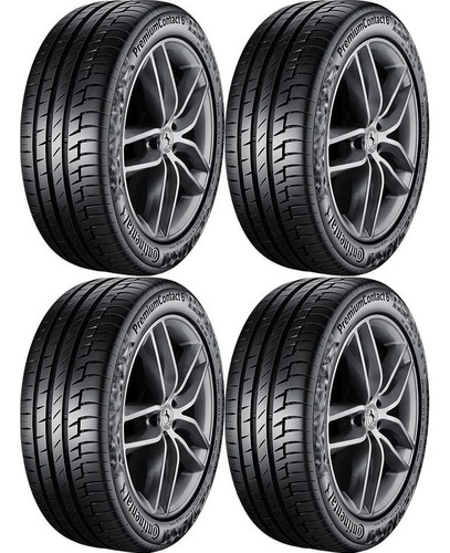 Combo 4 Llantas Continental 225/55 R17 Premiumcontact 6 Ssr