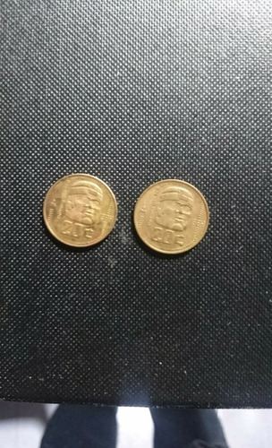 2 Monedas De Colección De Veinte Centavos Cultura O