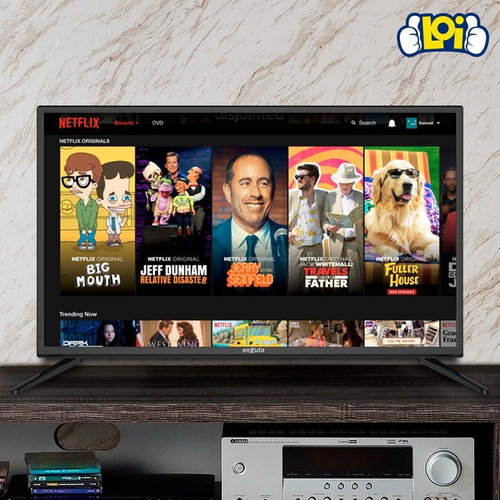 Smart Tv Enxuta 32' Hd Wifi Netflix Youtube Loi