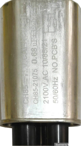 Capacitor Microondas De 0,68 Uf 2100 Volt