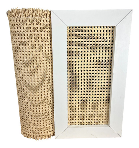 Palha Palinha Indiana Sextavada Natural 1m X 60cm