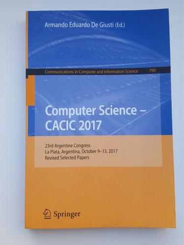 Computer Science - Cacic 2017 - Armando Eduardo De Giusti...