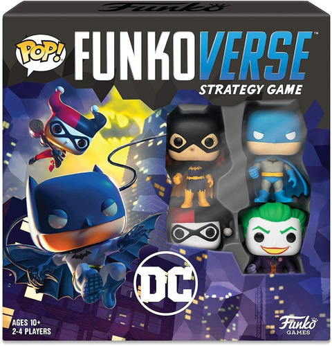 Juego De Mesa Funkoverse Dc Batman Joker Harley Quinn