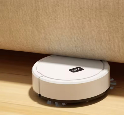Aspirador Doméstico Automático, Robot 3 En 1 Potente Smart Negro