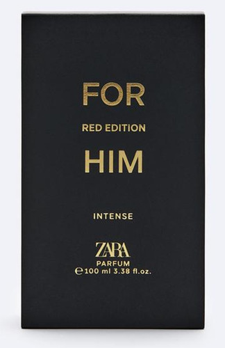 Perfume Zara For Him Red Edition Intense Parfum 100ml Hombre