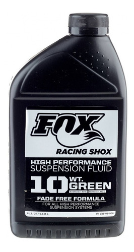 Aceite Para Horquillas Fox 10 Wt Green (946ml)