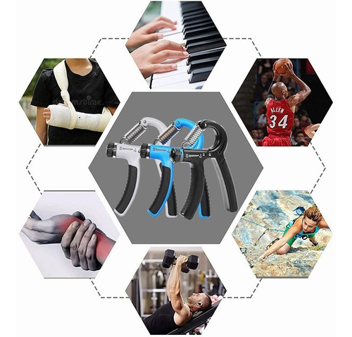 Imagen 7 de 8 de Hand Grip Pro Regulable Fitness Muñeca / Antebrazo Fuerza