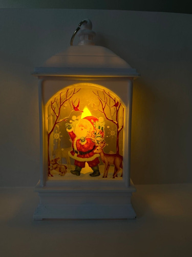 Imagen 3 de 10 de Fanal Navideño Led Vela Luminosa Decoracion Navidad