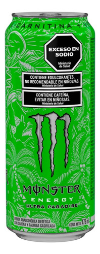 Bebida Energizante Monster Pack X 6 Latas Cafeína Y Taurina