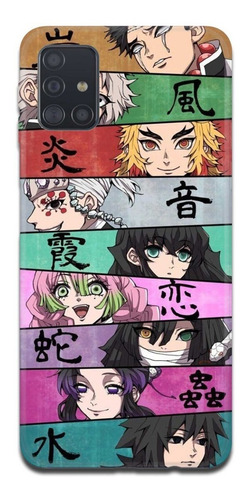 Imagen 6 de 10 de Funda Samsung A31 A21s A11 Kimetsu No Yaiba Demon Slayer 9