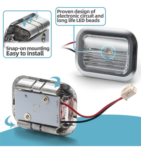 Nooto W11462342 Refrigerator Led Light Module For Whirlpool,