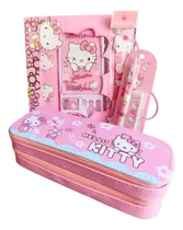 Comprar Lapicera Sanrio + Juego De Papelería Hello Kitty, Kuromi Rosa Hello Kitty