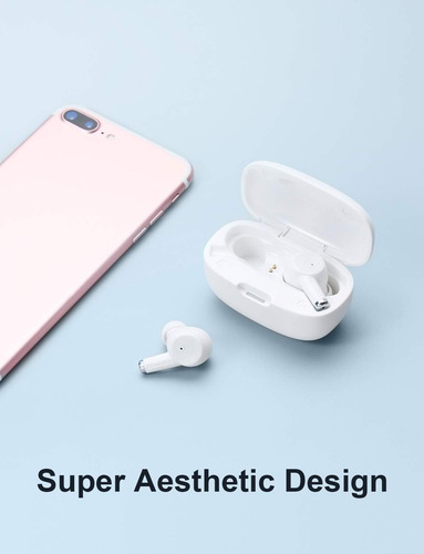 Audífonos Inalámbrico In-ear Bluedio Con Micrófono, Blanco