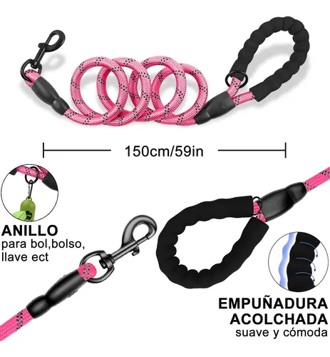 Para Perro, 1.5m Cuerda De Perro Entrenamiento Reflectante