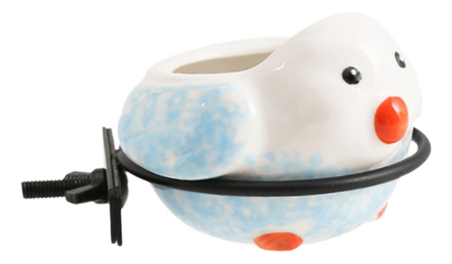 Tazón De Alimentación De Pájaros Tazón De Comida Azul