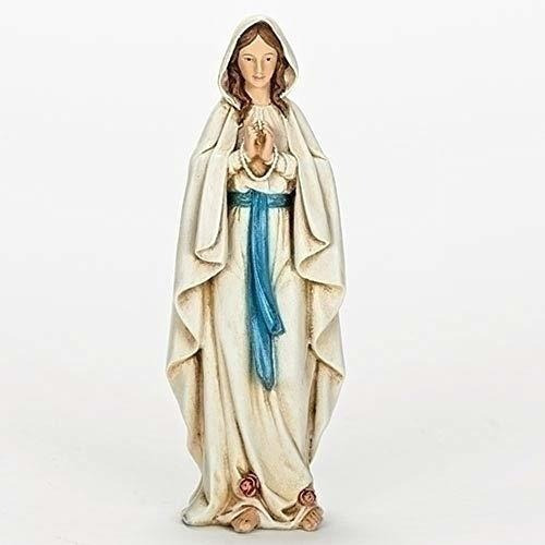 Nuestra Señora De Lourdes Santa Virgen Maria Estatua Figura 
