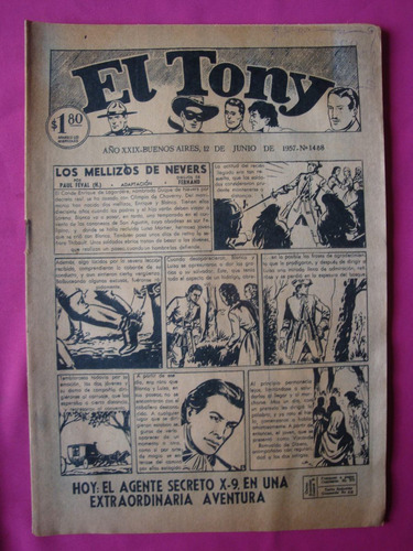 Revista El Tony N° 1488 Año 1957 - Ed. Columba