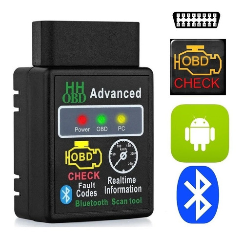 Obd Scanner Automotivo Obd2 Bluetooth 2019 Android V2.1 Ecu