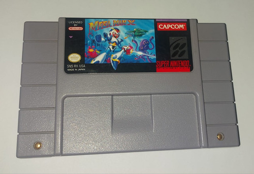 Mega Man X Super Nintendo Original Excelente Estetica