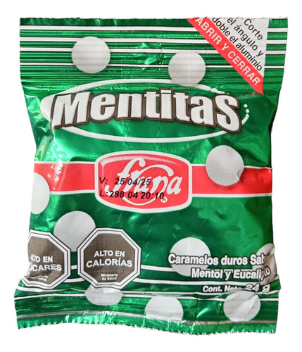 Mentitas Caramelos De Fruna Caja 20 Unidades