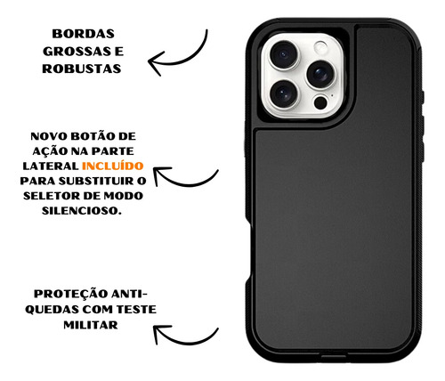 Case Capa Otterbox Defender Para iPhone 16 Pro Max