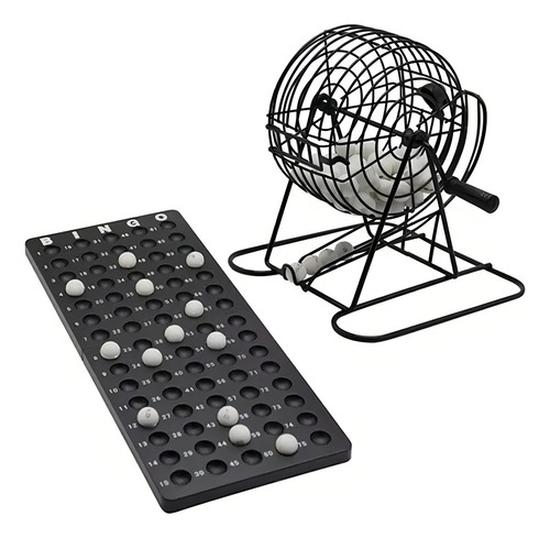 Set Bingo Tómbola Juego De Mesa Familiar + Cartones