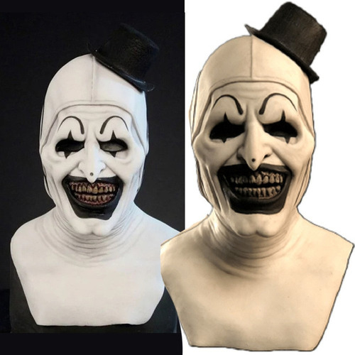 Conjunto De Máscara Disfraz Halloween De Payaso Aterrador