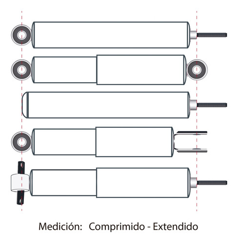 Amortiguador Del Iz/de Para Great Wall Wingle 5 2.2 2022 Par