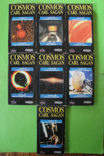 Video Vhs Cosmos Carl Sagan Año 1989 Coleccion Completa (Usado)