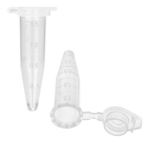 Microtubos Con Tapa Estéril Libré Pirogeno Dnasa Rnasa 1.5ml