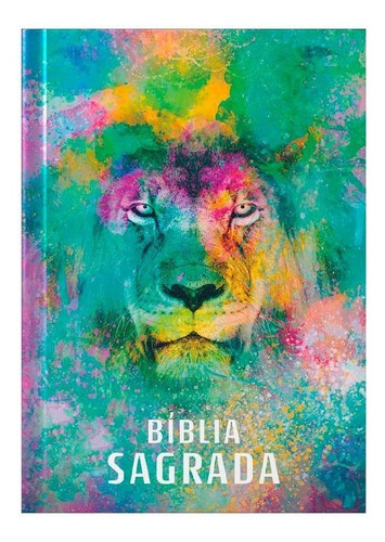 Biblia Sagrada Capa Dura Leão Color Premium