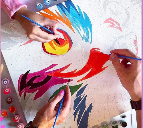 Pintura Numerada Unicórnios Mágicos_p2