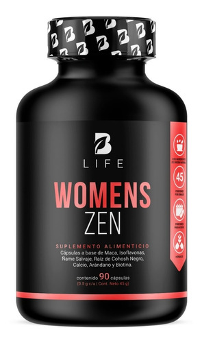 Suplemento Balance Hormonal Para Mujer 90 Cápsulas. B Life