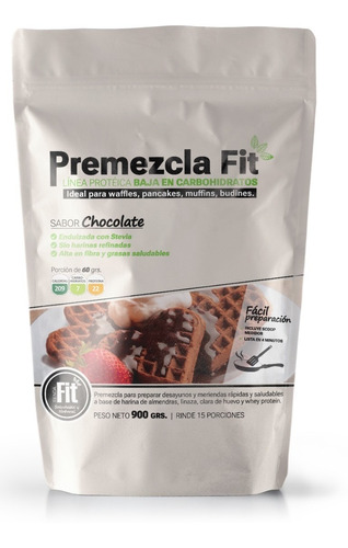 Pancakes Keto Premezcla Fit Proteica 900 Gr Sin Azúcar 