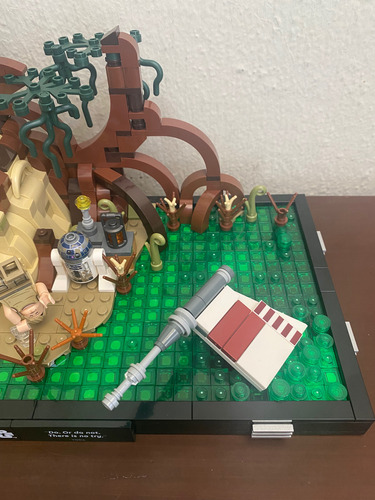 Lego Star Wars, Dagobah Jedi Training Diorama, Armado 1000 Set Armado (Usado)