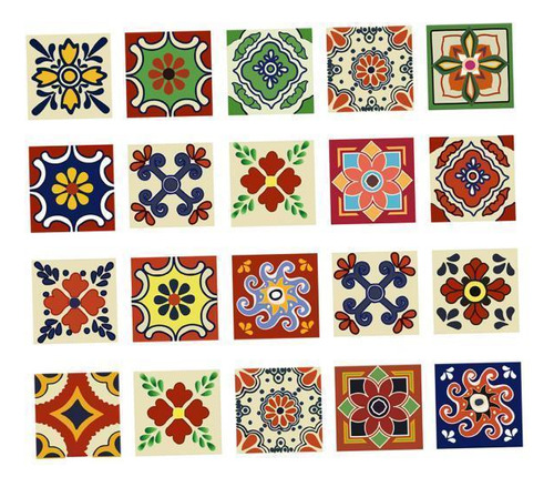 3 X 3-6pack 20 Piezas Mosaico Azulejos De Pared 3 Piezas