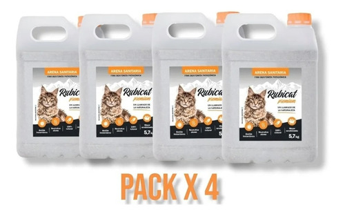 Piedra Sanitaria Aglomerante Rubicat Premium Pack X 22,8 Kg