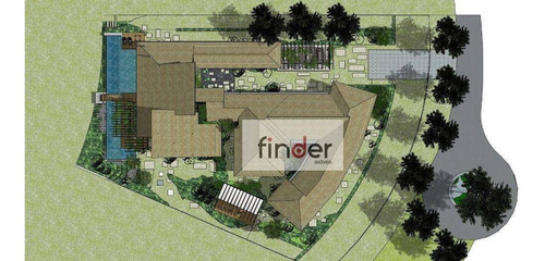 Imagem 9 de 25 de Fazenda Boa Vista. A Casa Tropical, 1120 M², Arquitetura Contemporânea, 7 Suítes, Adega, Piscina Raia 25m, Spa Com Hidromassagem, Academia E 7 Vagas - Ca0994