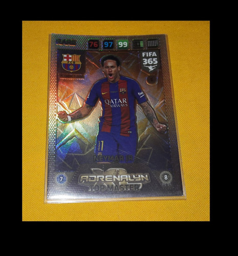 Fifa 365 Tarjeta #5 Neymar Jr Top Master Panini Adrenalyn