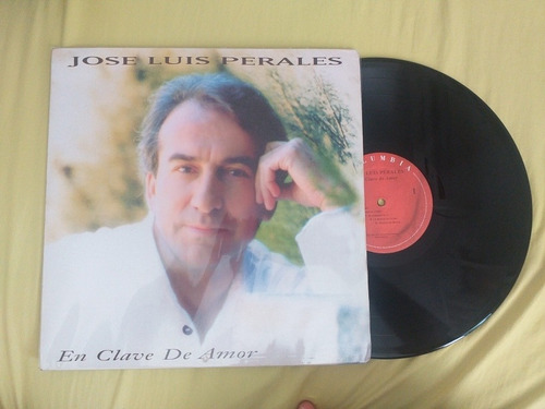 José Luis Perales En Clave De Amor Lp Vinyl  Rare Sony 1996 
