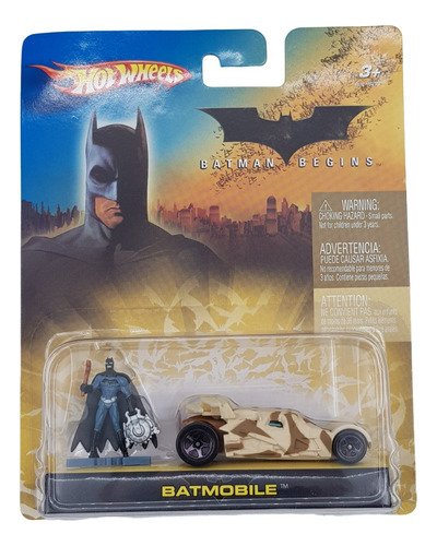 Carrito Hot Wheels Batman Begins Batmobile 2005 Nuevo  
