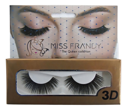 Cílios Postiços The Queen Colletion 3d Miss Frandy C19-0318