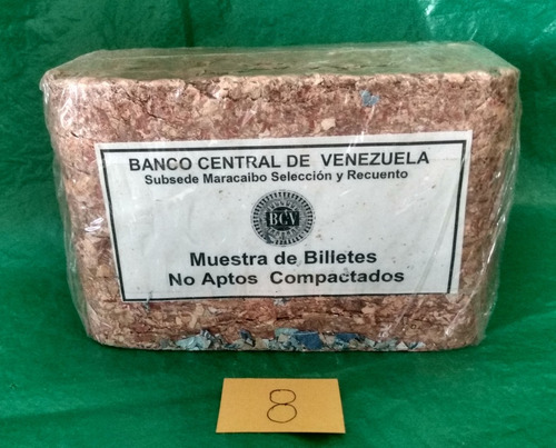 Briquetas Bloques De Billetes De Venezuela Bcv Mediana C8