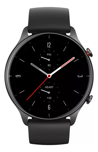 Smartwatch Amazfit Fashion GTR 3 1.39" caja de aleación de aluminio thunder black, malla thunder black de silicona