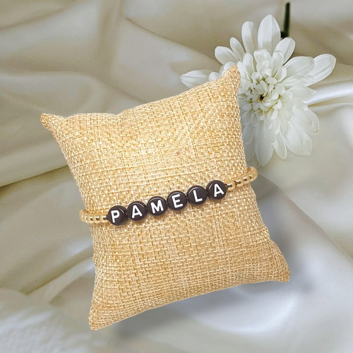 Pulsera Mujer, Nombre Personalizado, Pamela - Joyas Lucyana