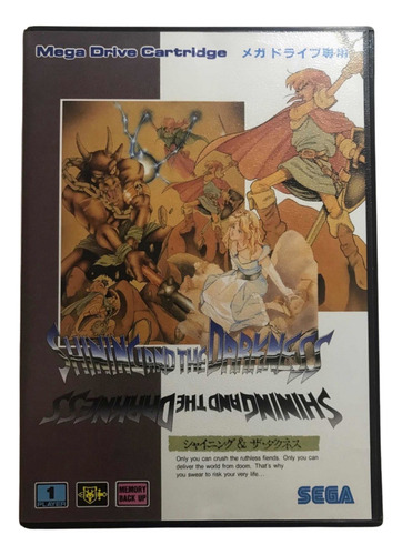 Shining And The Darkness Mega Drive Original Completo Usado