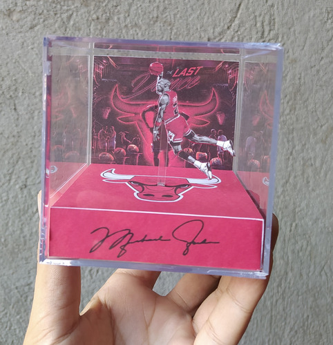 Cubo Diorama Michael Jordan (chicago Bulls)